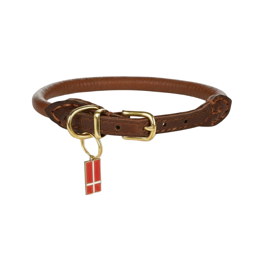 Luxury Colorful Leather Dog Collars