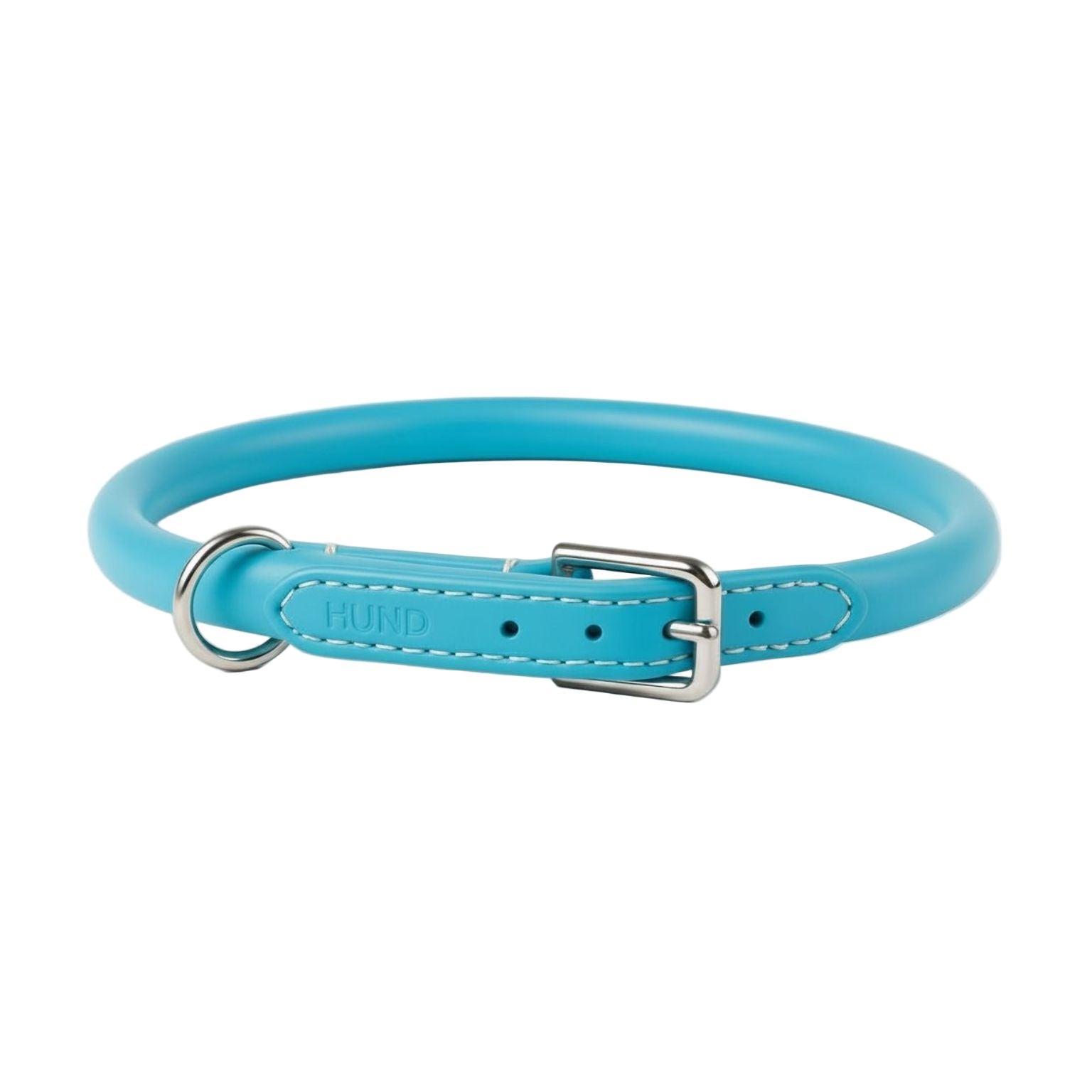 RANDERS- Solid Color, Padded Rolled/Round Italian Leather- For Sensitive Skin, Anti Matting