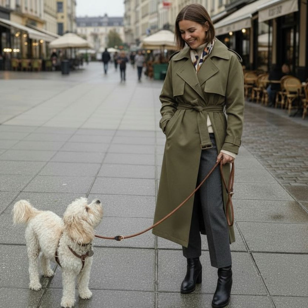 Esbjerg- 6 Way Leash Cognac (Limited Edition Color)