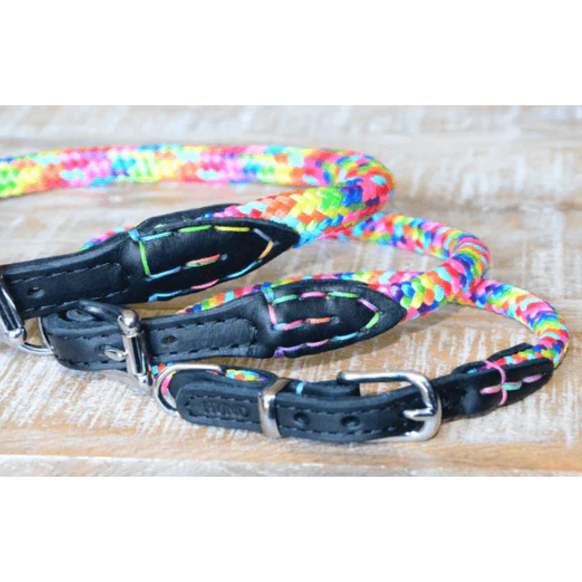 Rope Dog Collar With Leather | HUND Denmark