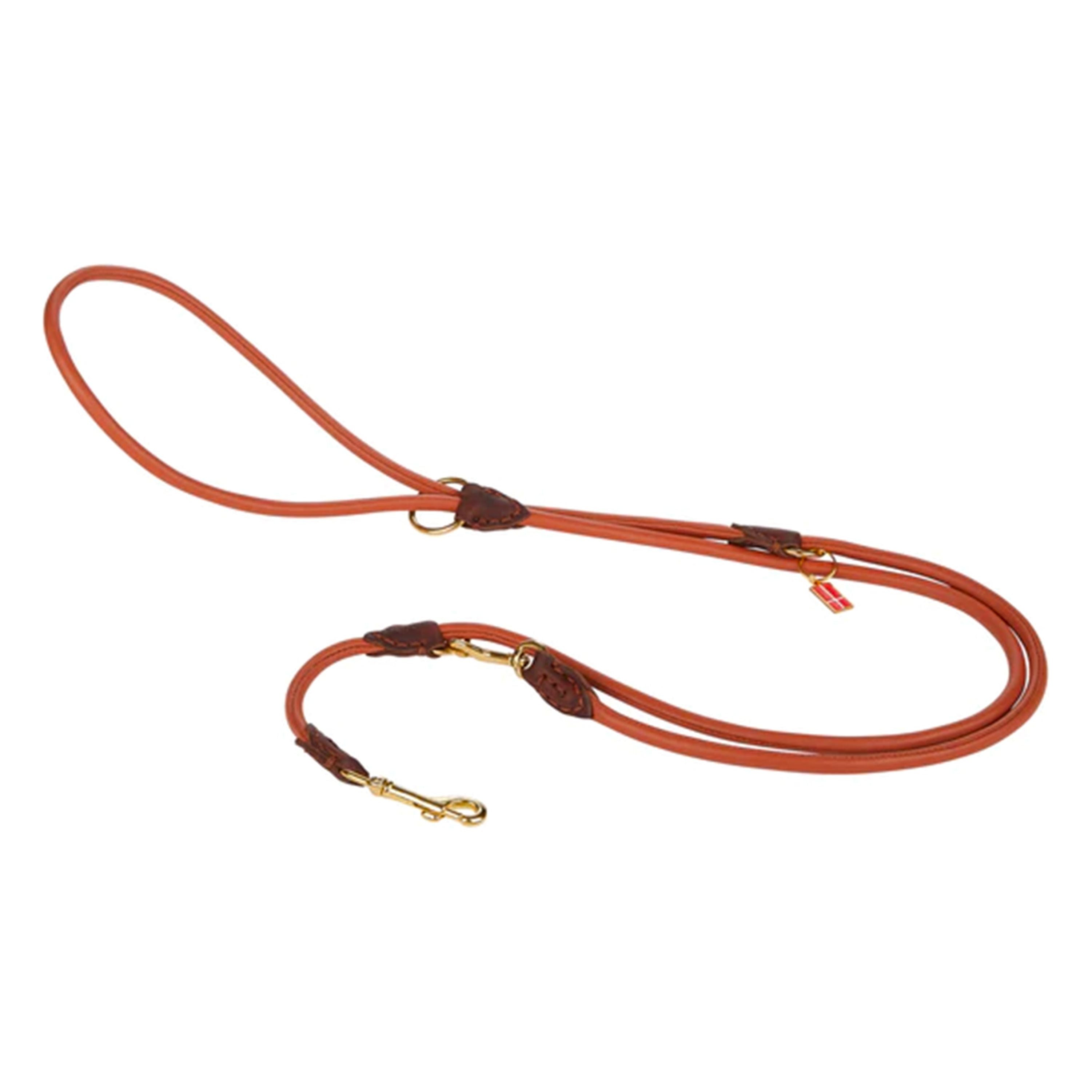 Esbjerg- 6 Way Leash Cognac (Limited Edition Color)